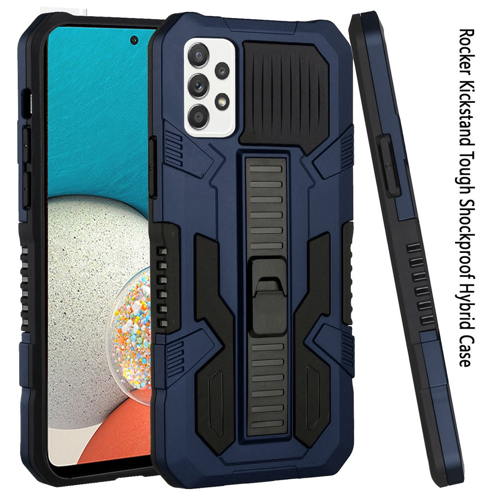 For Samsung Galaxy A53 5G Hybrid Tough Rugged [Shockproof] Dual Layer Protective with Kickstand Military Grade Hard PC TPU  Phone Case Cover