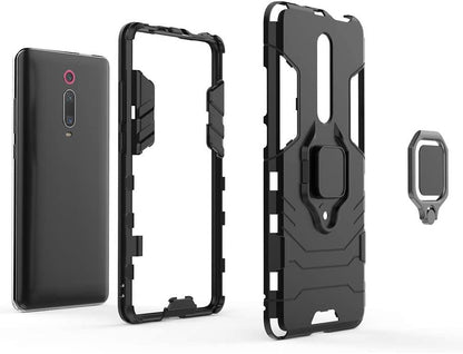 For Motorola Moto G Stylus 2022 4G Hybrid Heavy Duty Armor Protective Bumper with 360° Degree Ring Holder Kickstand  Phone Case Cover