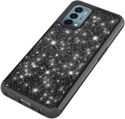 For Motorola Moto G Stylus 5G 2021 Glitter Bling Sparkling Shiny Shockproof Heavy Duty Hybrid Dual-Layer TPU Sturdy High Impact  Phone Case Cover