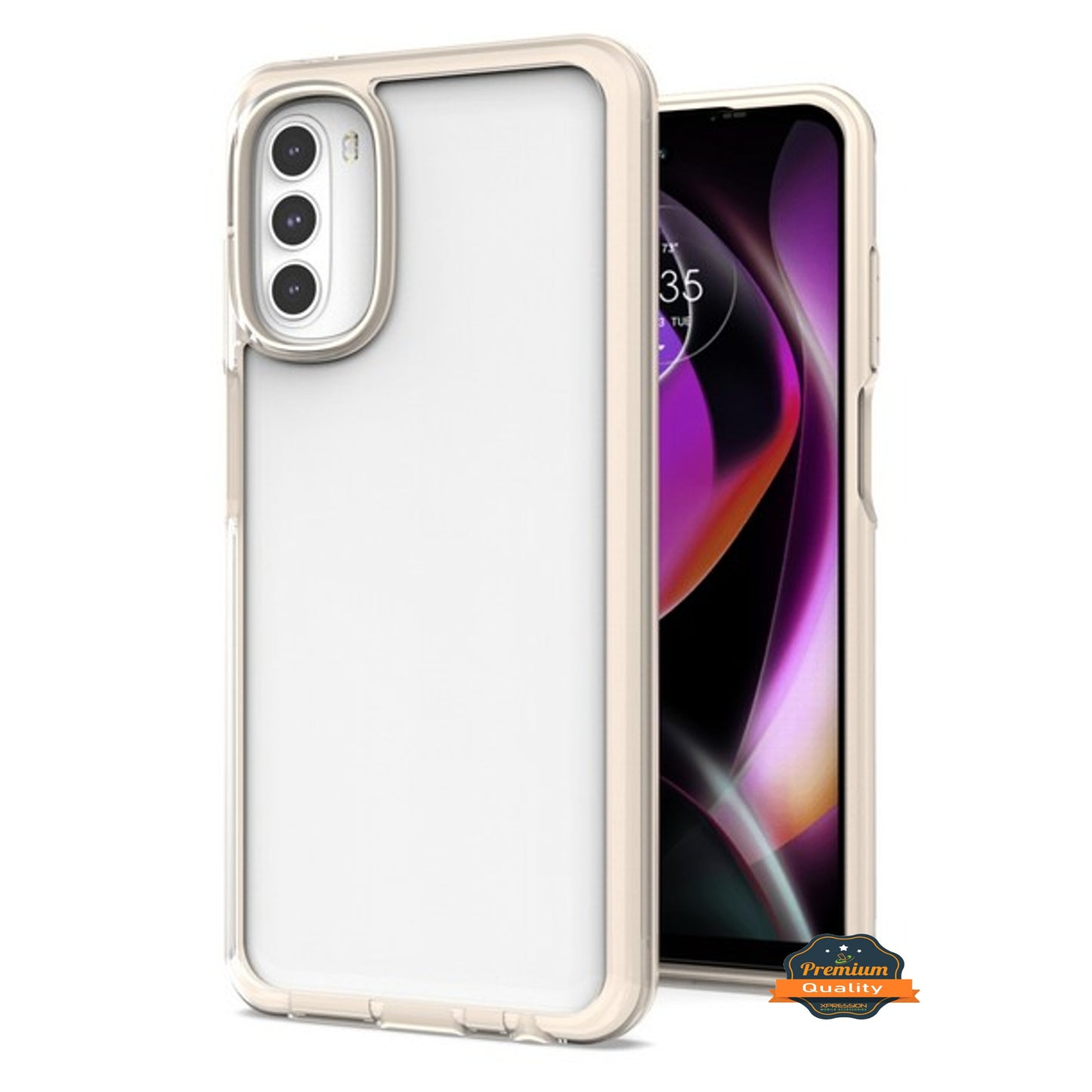 For Motorola Moto G 5G 2022 Colorful Hybrid Shockproof Protection Soft TPU Frame and Hard PC Back Slim Fit  Phone Case Cover