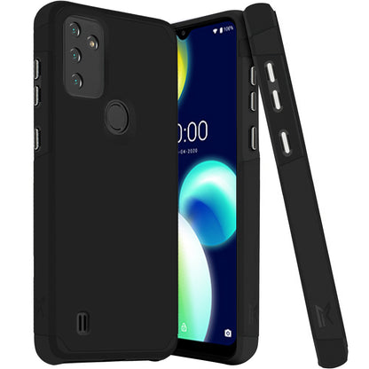 For Wiko Voix Slim Corner Protection Shock Absorption Hybrid Dual Layer Hard PC + TPU Rubber Frame Armor Defender  Phone Case Cover