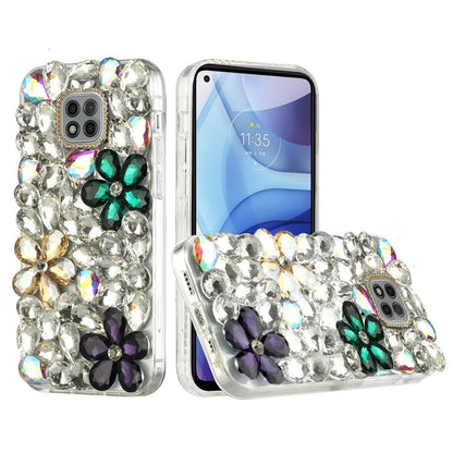 For Samsung Galaxy S22+ Plus Bling Crystal 3D Full Diamond Luxury Sparkle Rhinestone Hybrid Bumper Protective  Phone Case Cover