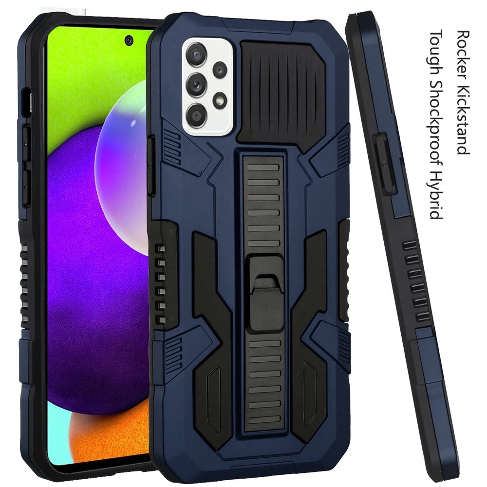 For Samsung Galaxy A71 5G Hybrid Tough Rugged [Shockproof] Dual Layer Protective with Kickstand Military Grade Hard PC + TPU  Phone Case Cover