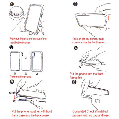 For Motorola Moto E /Moto E7 (2020) Clear Rugged Hybrid Full Body Protective Shockproof Hard Back Dual Layer Bumper Clear Black Phone Case Cover