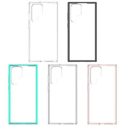 For Samsung Galaxy S22 /Plus Ultra Hybrid Transparent Clear Acrylic Back Hard PC & Soft TPU Full Protective Bumper Extra Shock-Absorb  Phone Case Cover