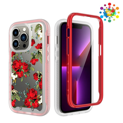 For Samsung Galaxy A23 5G Stylish Design 2in1 Hybrid Armor Hard Rubber TPU Shockproof Front Frame Bumper  Phone Case Cover