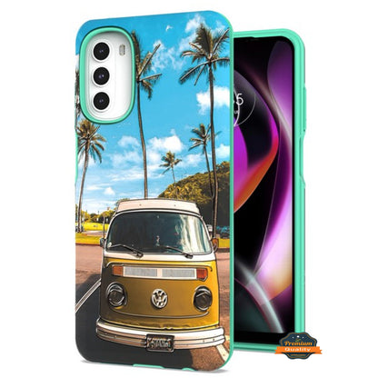 For Motorola Moto G 5G 2022 Fashion Pattern Design Shockproof Protection Soft TPU Frame and Hard PC Back Slim  Phone Case Cover