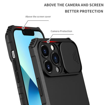 For Apple iPhone 11 (6.1") Slim Hybrid Hard PC & TPU Rubber Shockproof with Kickstand & Covered Camera Protection  Phone Case Cover