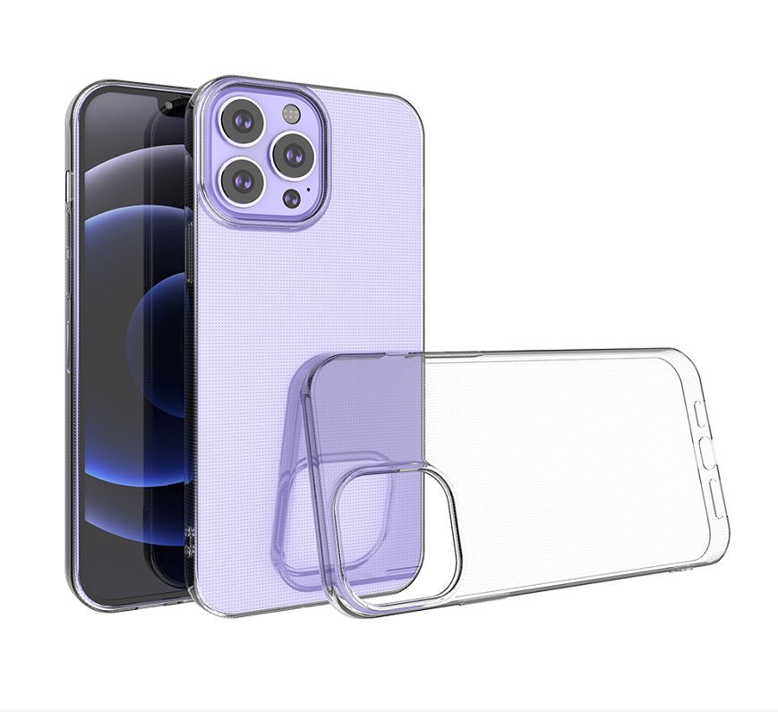 For Apple iPhone 11 (6.1") Hybrid Transparent Thick TPU Rubber Silicone Simple Minimalistic Gel Shockproof Slim Back Clear Phone Case Cover