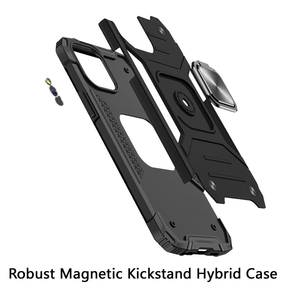 For Samsung Galaxy S9 /S9 Plus Armor Hybrid with Ring Holder Kickstand Shockproof Heavy-Duty Durable Rugged Dual Layer Hard  Phone Case Cover