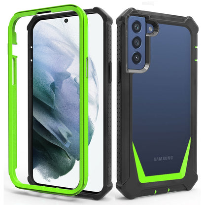 For Samsung Galaxy S22 /Plus Ultra Solid Tough Shockproof Ultimate Hybrid Full-Body Rugged Bumper Frame Clear Back Hard PC Soft TPU  Phone Case Cover