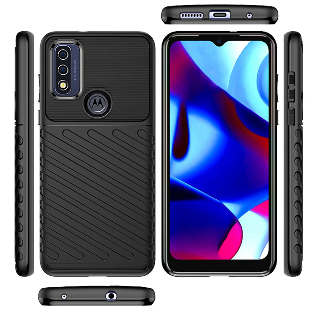 For Motorola Edge 2021 Rugged Hybrid Hard PC Soft Silicone Gel TPU Bumper Shockproof Anti Slip Protective Stylish Slim  Phone Case Cover