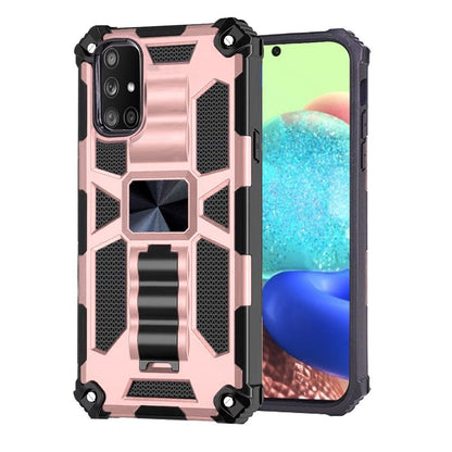 For Samsung Galaxy A71 5G Heavy Duty Hybrid Shockproof [Military Grade] Rugged Protective with Kickstand Fit Magnetic Car Mount  Phone Case Cover