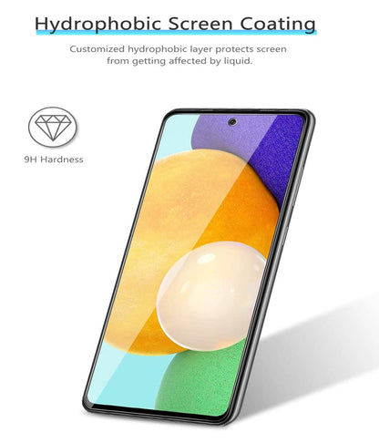 For Samsung Galaxy A22 5G LCD Clear Screen Protector Temper Glass 2.5D Edge, Anti-Fingerprint, Easy Installation 9H Transparent HD Clear Screen Protective Guard Clear Screen Protector