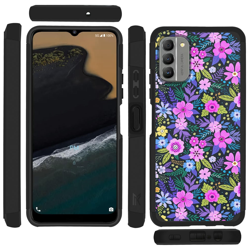 For Nokia G400 5G Graphic Design Stylish Pattern Hard PC TPU Tough Strong Hybrid Shockproof Armor Frame  Phone Case Cover