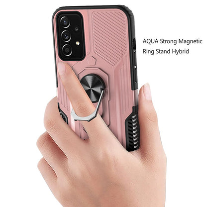 For Samsung Galaxy S9 /S9 Plus Military Grade Hybrid Heavy Duty 2 in 1 Protective Hard PC and Silicone with Ring Stand Holder  Phone Case Cover