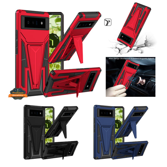 For Samsung Galaxy A12 5G Heavy Duty Protection Hybrid Built-in Kickstand Rugged Shockproof Military Grade Dual Layer Full Body  Phone Case Cover