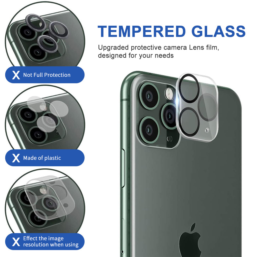 For Apple iPhone 13 /Pro Max Mini Camera Lens Protector Tempered Glass Rear Back Camera Protective Lens Shield Anti-Glare, Case Friendly  Screen Protector