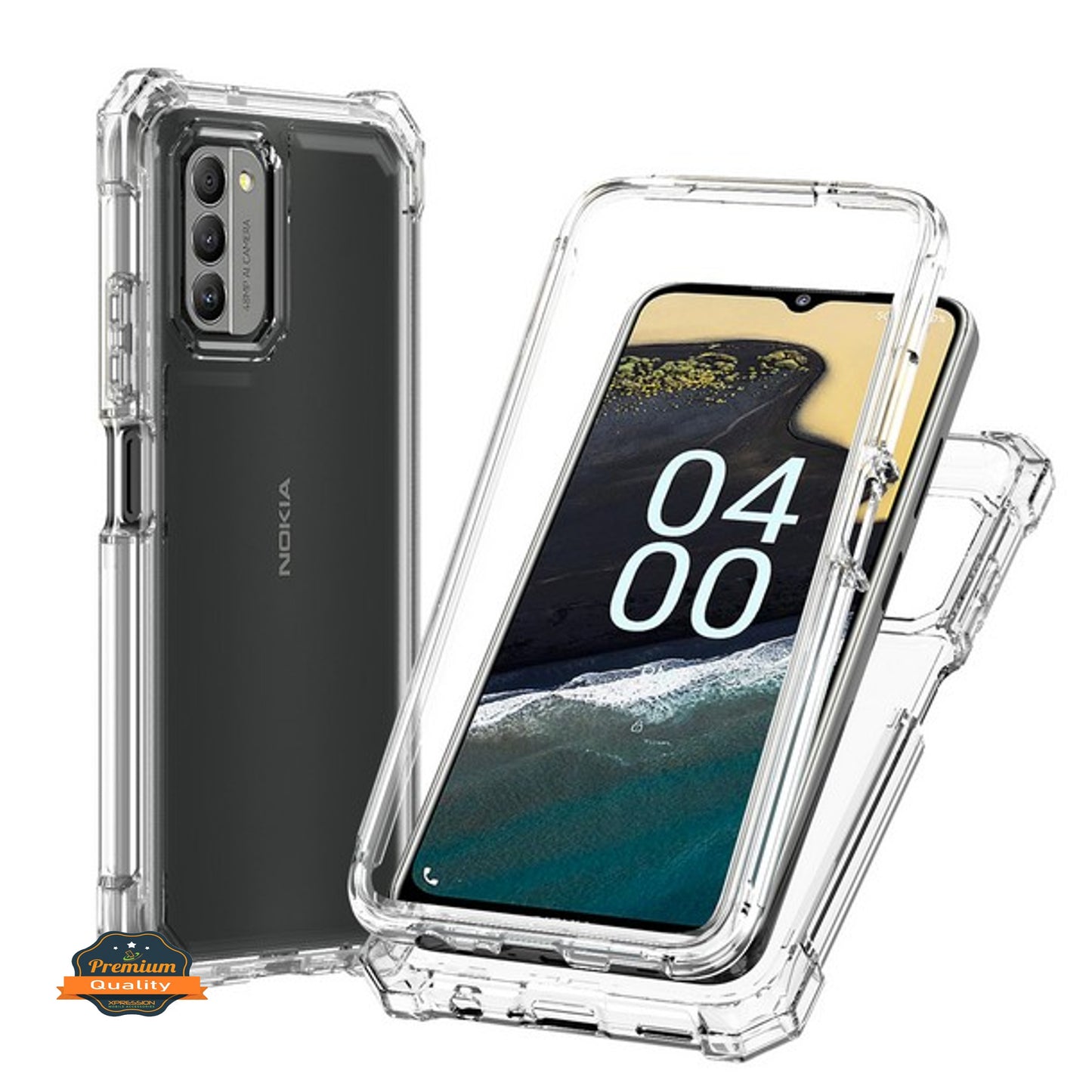 For AT&T Maestro 3 Hybrid 2in1 Front Bumper Frame Cover Square Edge Shockproof TPU + Hard PC Anti-Slip Heavy Duty  Phone Case Cover