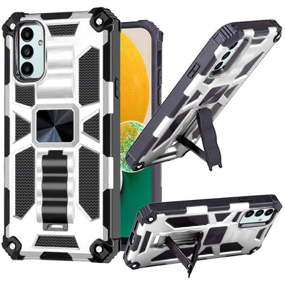 For Samsung Galaxy A13 4G Heavy Duty Stand Hybrid Shockproof [Military Grade] Rugged Protective with Built-in Kickstand  Phone Case Cover