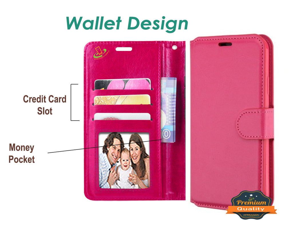 Compatible With Tcl 40 Se Case, Folio Cover Magnetic Wallet Leather Case  For Tcl 40 Se