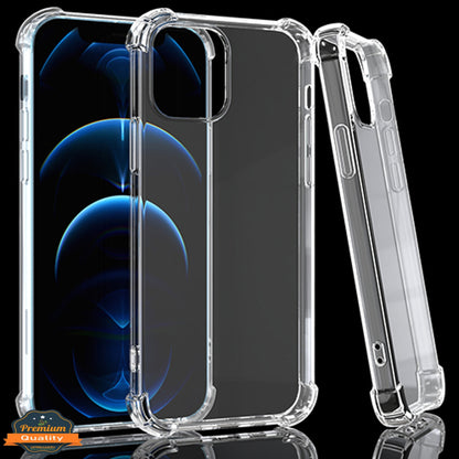 For Motorola Moto G 5G 2022 HD Hybrid PC+TPU [Four Corner Protective] Rubber Shockproof Gummy Gel Bumper Transparent Clear Phone Case Cover