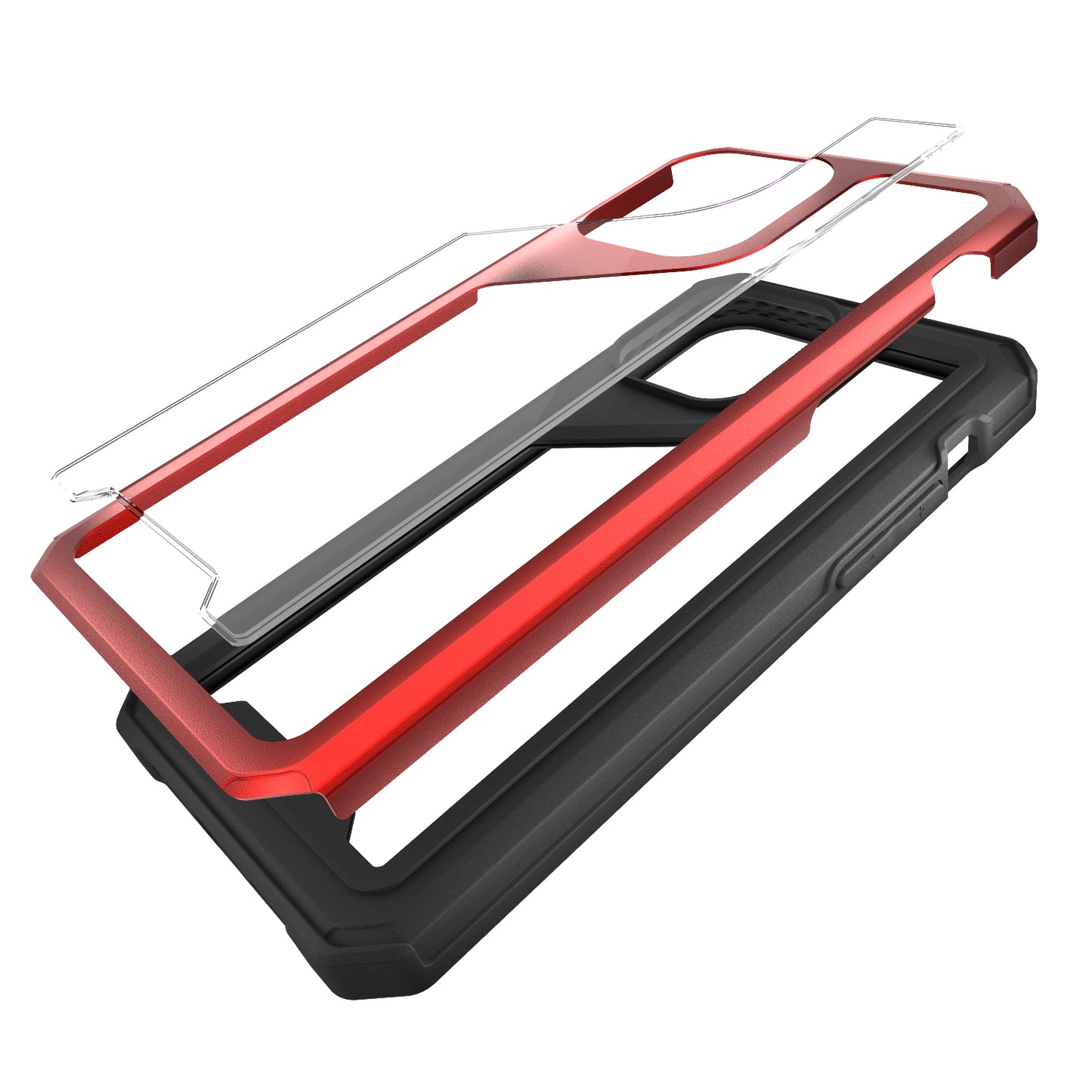 For Apple iPhone XR Clear Hybrid Aluminum Alloy Protective Shockproof Hard Back Dual Layer Thick Bumper Frame  Phone Case Cover