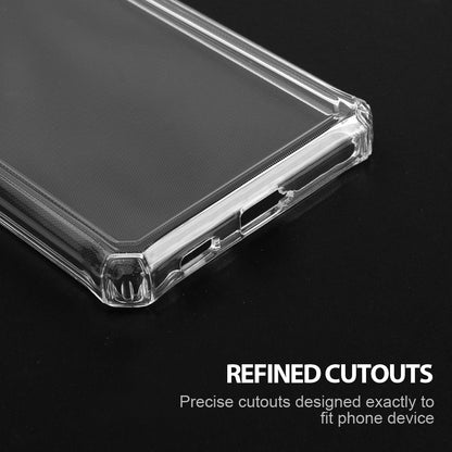 For Samsung Galaxy S22 /Plus Ultra Air Armor Designed Transparent Hybrid Shock-Absorbing Corners Soft TPU + Hard Polycarbonate Frame  Phone Case Cover