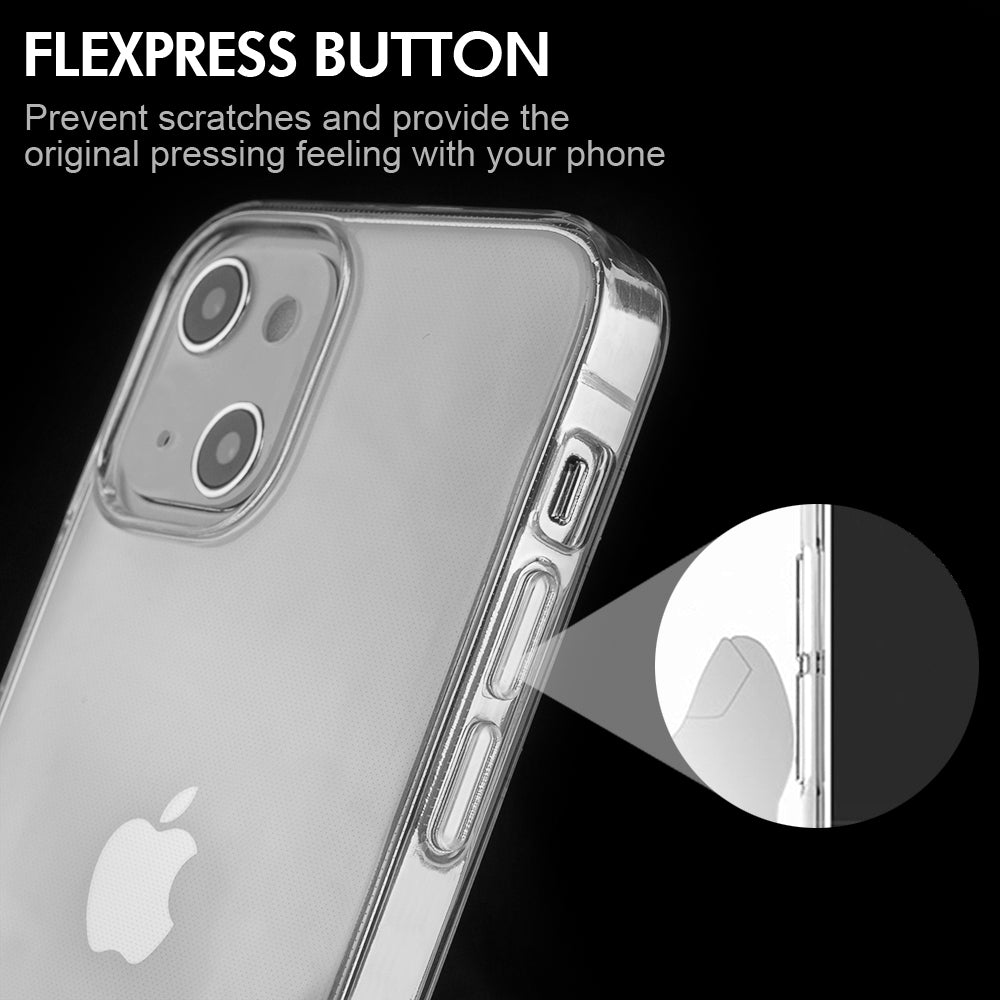 For Apple iPhone 14 /Pro Max Crystal Clear Transparent TPU Flexible Rubber Silicone Slim Skin  Phone Case Cover