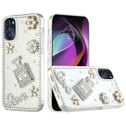 For Samsung Galaxy A53 5G Bling Crystal 3D Full Diamonds Luxury Sparkle Transparent Rhinestone Hybrid Protective  Phone Case Cover