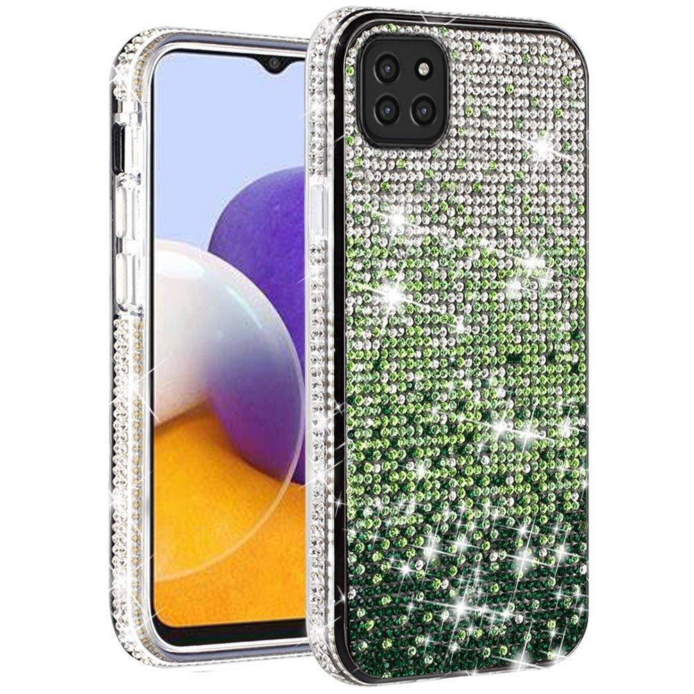 For Boost Mobile Celero 5G Glitter Bling Ultra Thin TPU Sparkle Diamond Rhinestone Shiny Full Cover Crystal Stones Back  Phone Case Cover