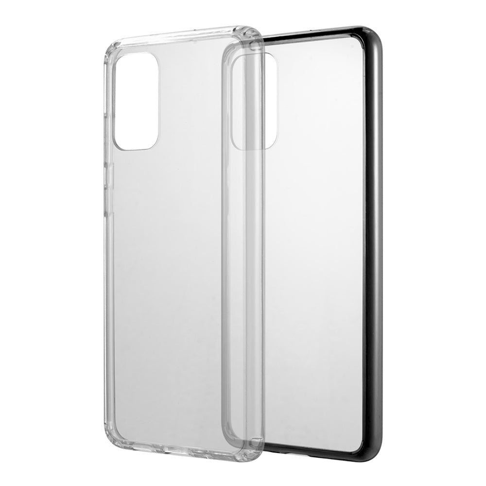 For Samsung Galaxy S22 /Plus Ultra Hybrid Transparent Clear Acrylic Back Hard PC & Soft TPU Full Protective Bumper Extra Shock-Absorb  Phone Case Cover