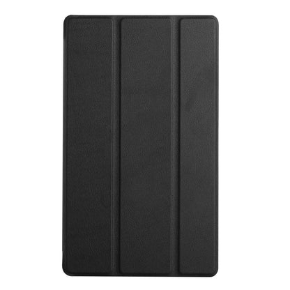 Case for Alcatel joy tab 2 Ultra Thin Lightweight Trifold Stand Magnetic Closure PU Leather Hard Shell Folio Hybrid Protective Tablet Black Tablet Cover