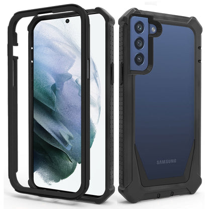 For Samsung Galaxy S22 /Plus Ultra Solid Tough Shockproof Ultimate Hybrid Full-Body Rugged Bumper Frame Clear Back Hard PC Soft TPU  Phone Case Cover