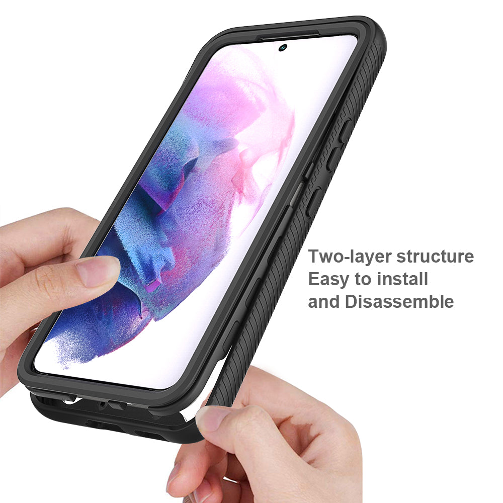 For Samsung Galaxy S22 /Plus Ultra Hybrid Clear Shockproof Dual Layer Protection Hard Rugged PC and Soft TPU Silicone Bumper Frame Back  Phone Case Cover