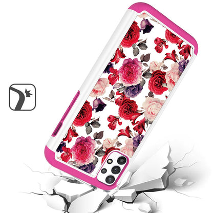 For Apple iPhone 13 (6.1") Beautiful Design Tuff Hybrid Heavy Duty Sturdy Shockproof Full Body Soft TPU Hard Protective  Phone Case Cover