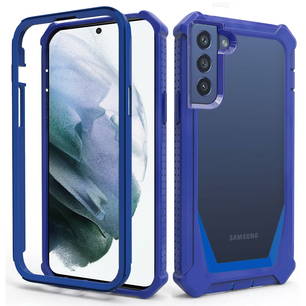 For Samsung Galaxy S22 /Plus Ultra Solid Tough Shockproof Ultimate Hybrid Full-Body Rugged Bumper Frame Clear Back Hard PC Soft TPU  Phone Case Cover