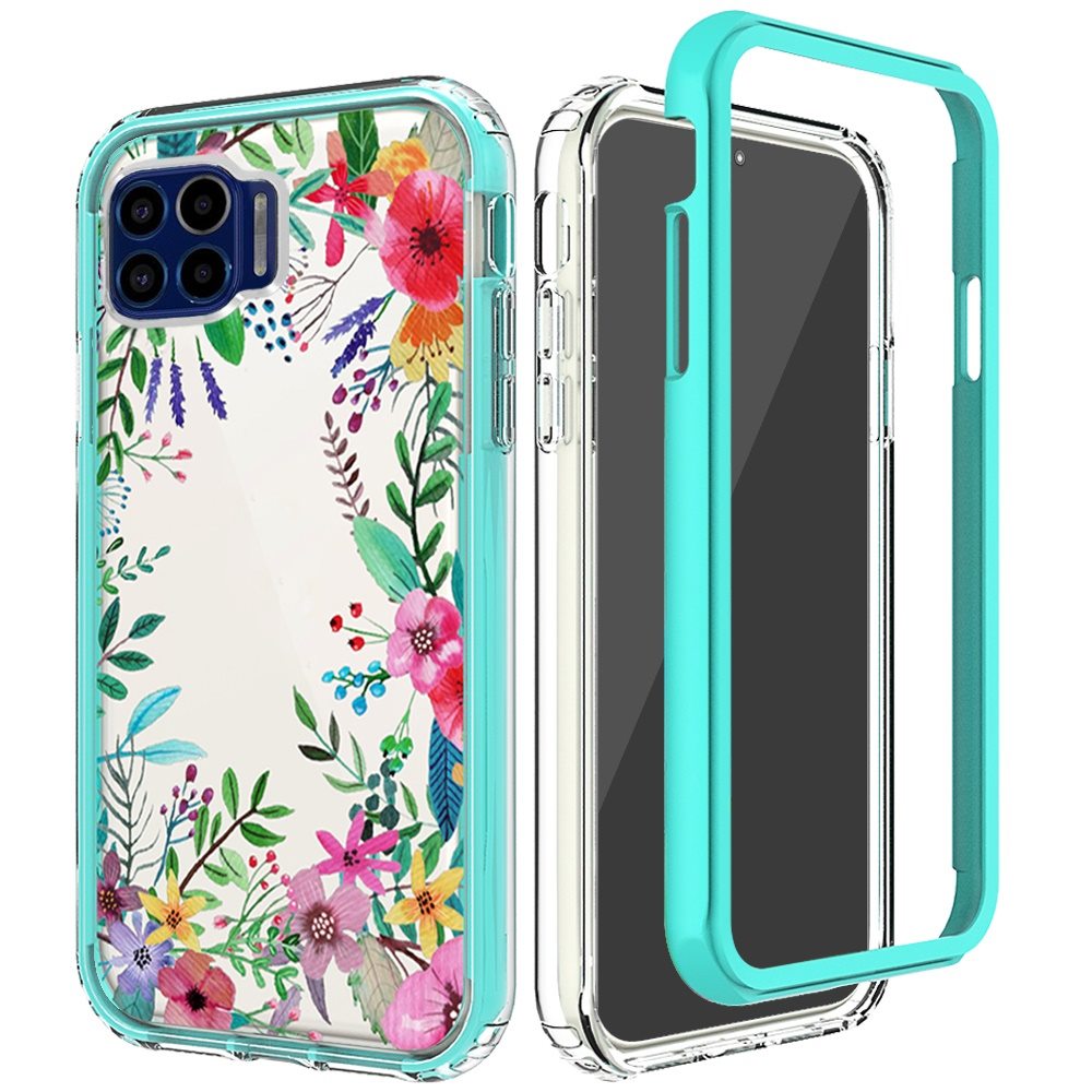 For Motorola Edge+ Plus 2022 Beautiful Design 3 in 1 Hybrid Armor Hard PC Rubber TPU Shockproof Protective Frame  Phone Case Cover