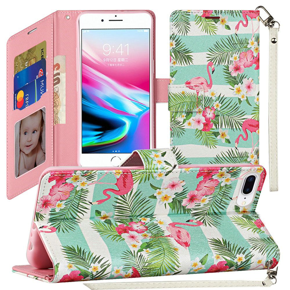 For Apple iPhone 11 (6.1") Wallet PU Leather Design Pattern with Credit Card Slot, Stand Magnetic Folio Pouch  Phone Case Cover