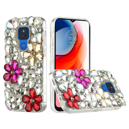 For Samsung Galaxy S21 Plus Bling Clear Crystal 3D Full Diamonds Luxury Sparkle Rhinestone Hybrid Protective Gold/ Pink/ Red Phone Case Cover