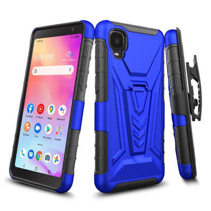 For Samsung Galaxy A32 5G Hybrid Armor Kickstand with Swivel Belt Clip Holster Heavy Duty 3 in 1 Defender Shockproof Rugged  Phone Case Cover