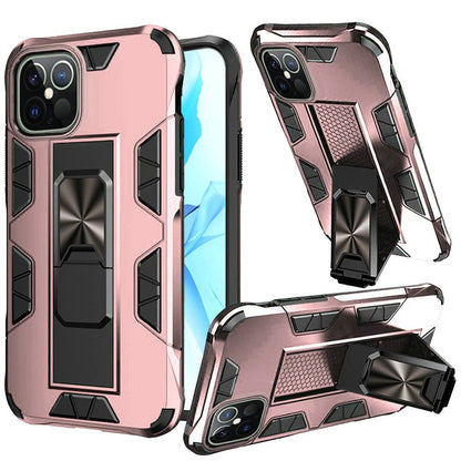 For Apple iPhone 12 Pro Max (6.7") Hybrid Magnetic Slide Ring Stand fit Car Mount Grip Holder Heavy Duty Rugged Military Grade  Phone Case Cover