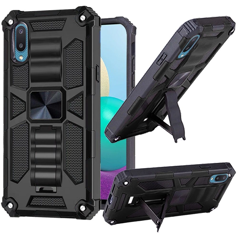 For Samsung Galaxy Z Flip 4 5G Heavy Duty Stand Hybrid Shockproof [Military Grade] Rugged Protective with Built-in Kickstand  Phone Case Cover