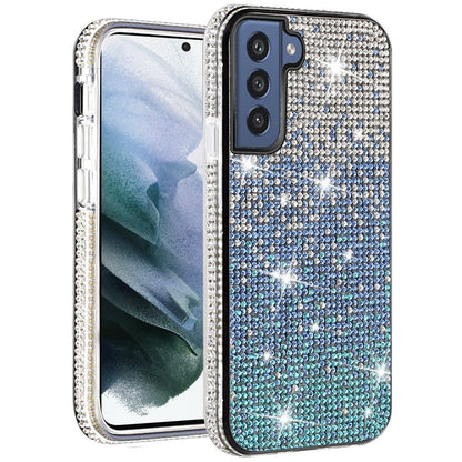 For Samsung Galaxy S22 /Plus Ultra Glitter Bling Thin TPU Sparkle Diamonds Rhinestone Shiny Full Cover Fashion Crystal Stones Back  Phone Case Cover