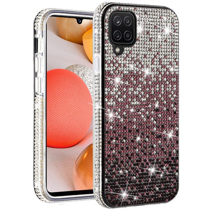 For Samsung Galaxy A42 5G Glitter Bling Ultra Thin TPU Sparkle Diamond Rhinestone Shiny Full Cover Crystal Stones Back  Phone Case Cover