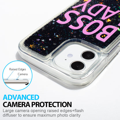 For Samsung Galaxy S22 /Plus Ultra Hybrid Bling Luxury Fashion Design Flowing Liquid Glitter Floating Quicksand Sparkle Glitter Soft TPU + PC  Phone Case Cover