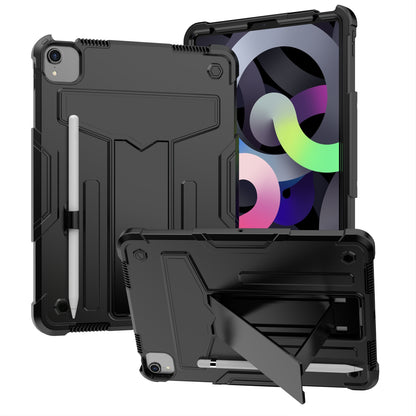 Case for Samsung Galaxy Tab S6 Lite 10.4" Tough Hybrid Kickstand Vertical 3in1 Shockproof Anti-Scratch PC + Silicone Aromr Tablet Black Tablet Cover