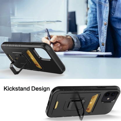 For Samsung Galaxy A03S Wallet Case Designed with Credit Card Slot Holder & Magnetic Stand Kickstand Ring Heavy Duty Hybrid Armor  Phone Case Cover