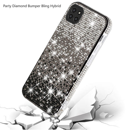 For Boost Mobile Celero 5G Glitter Bling Ultra Thin TPU Sparkle Diamond Rhinestone Shiny Full Cover Crystal Stones Back  Phone Case Cover