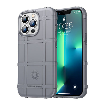 For Motorola Moto G Power 2022 Rugged Shield Hybrid TPU Thick Solid Rough Armor Tactical Matte Grip Silicone Texture Protective Gray Phone Case Cover